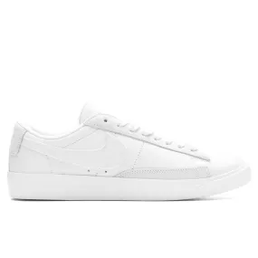 Blazer Low Leather - White/Sail/Platinum Tint