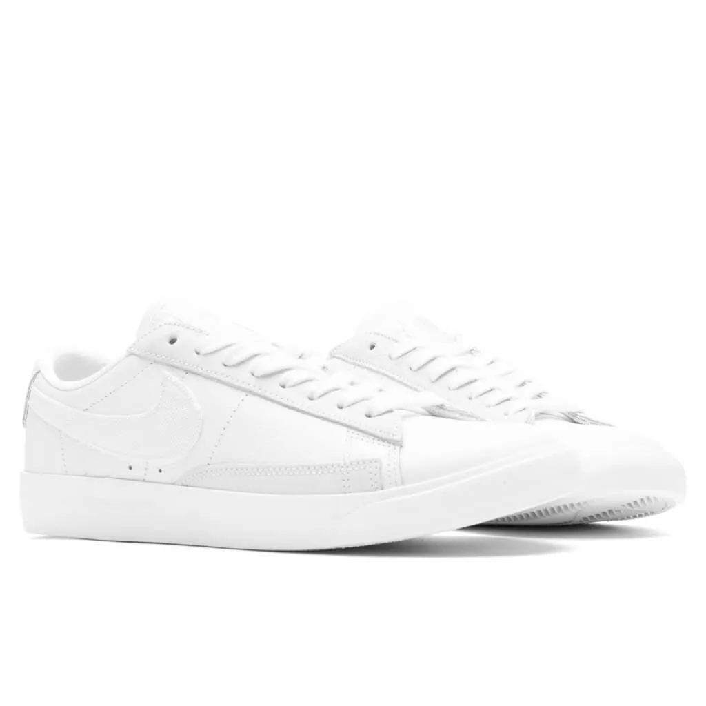 Blazer Low Leather - White/Sail/Platinum Tint