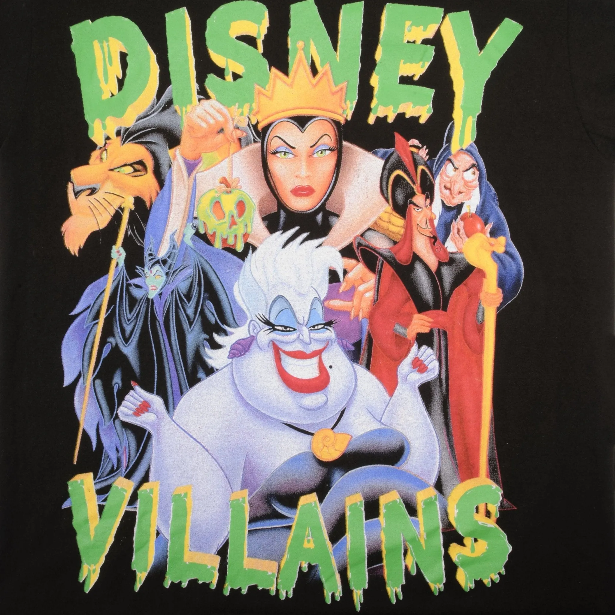 BOOTLEG DISNEY VILLAINS TEE SHIRT SIZE LARGE SINGLE STITCH