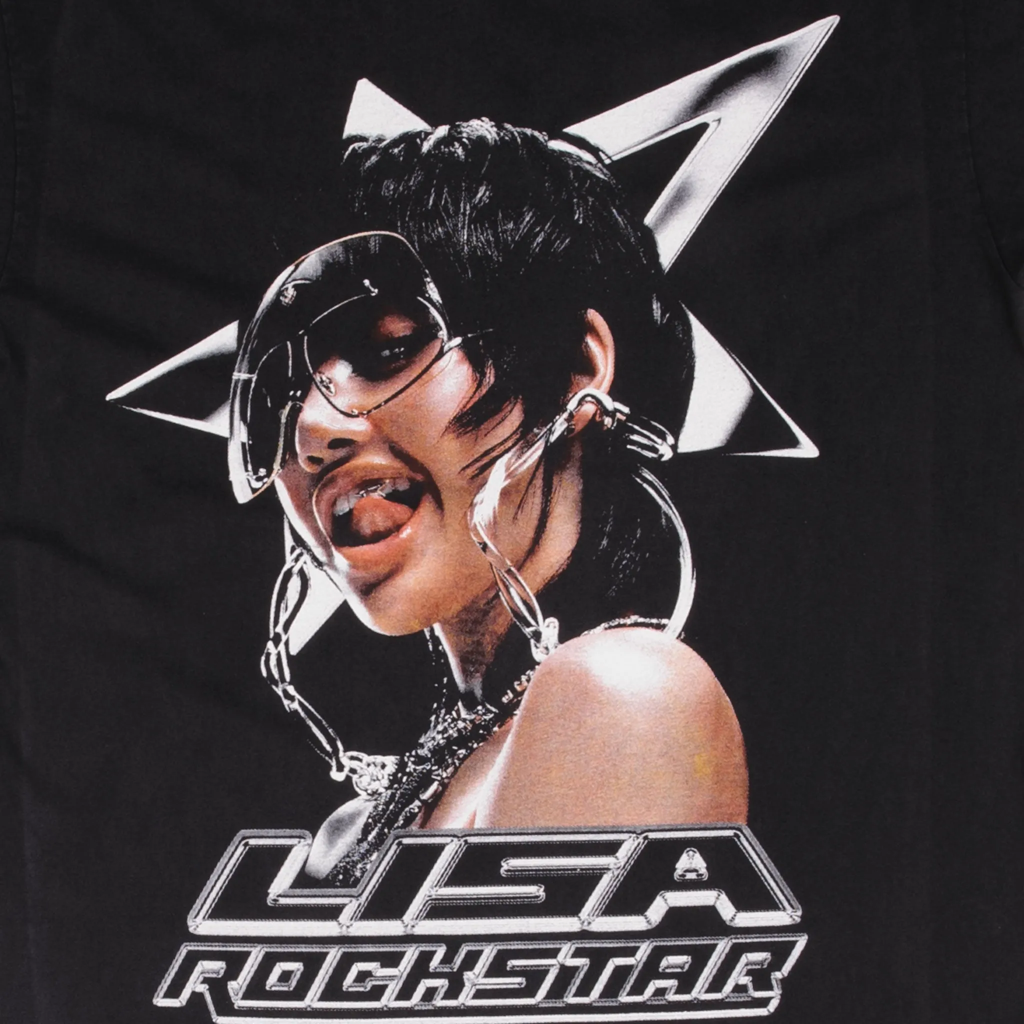 BOOTLEG LISA ROCKSTAR TEE SHIRT SIZE LARGE