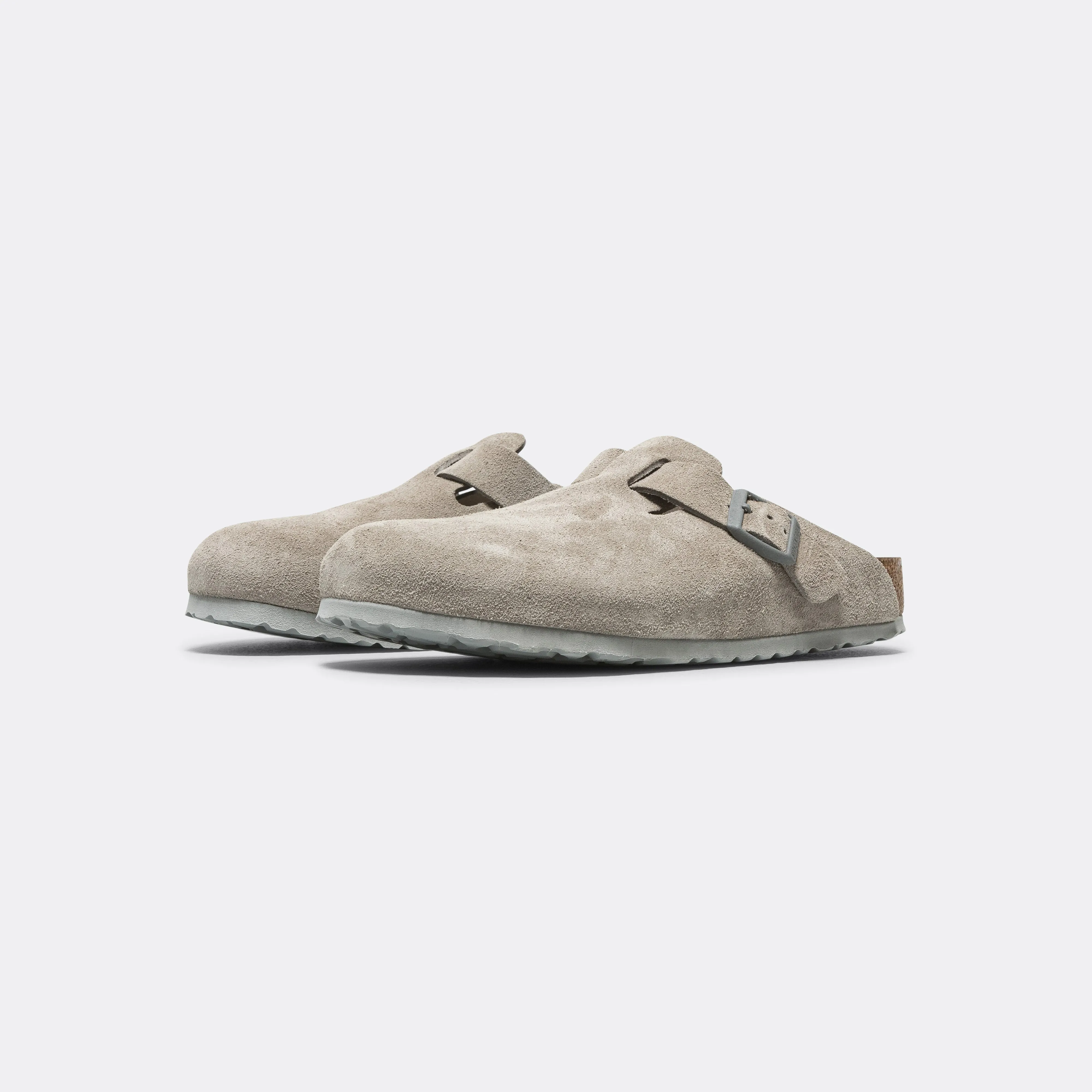 Boston SFB - Stone Coin Suede Leather