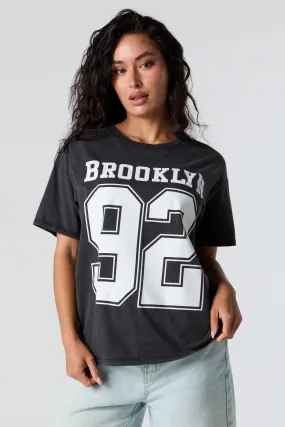 Brooklyn 92 Graphic Boyfriend T-Shirt