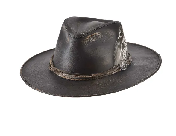 Bullhide Ladies Leather Hat One-Off Style 4084CHD