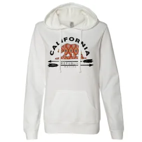 California Republic Native Ladies Lightweight Fitted Hoodie