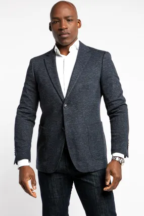 Camden Navy Knit Blazer