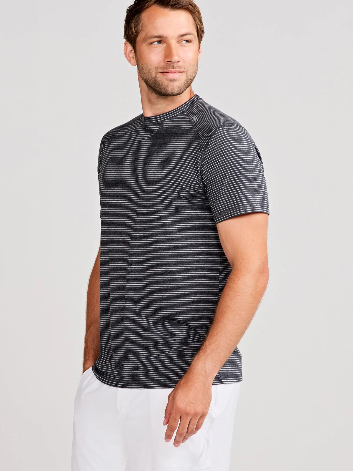 Carrollton Fitness T-Shirt - Mini Stripe