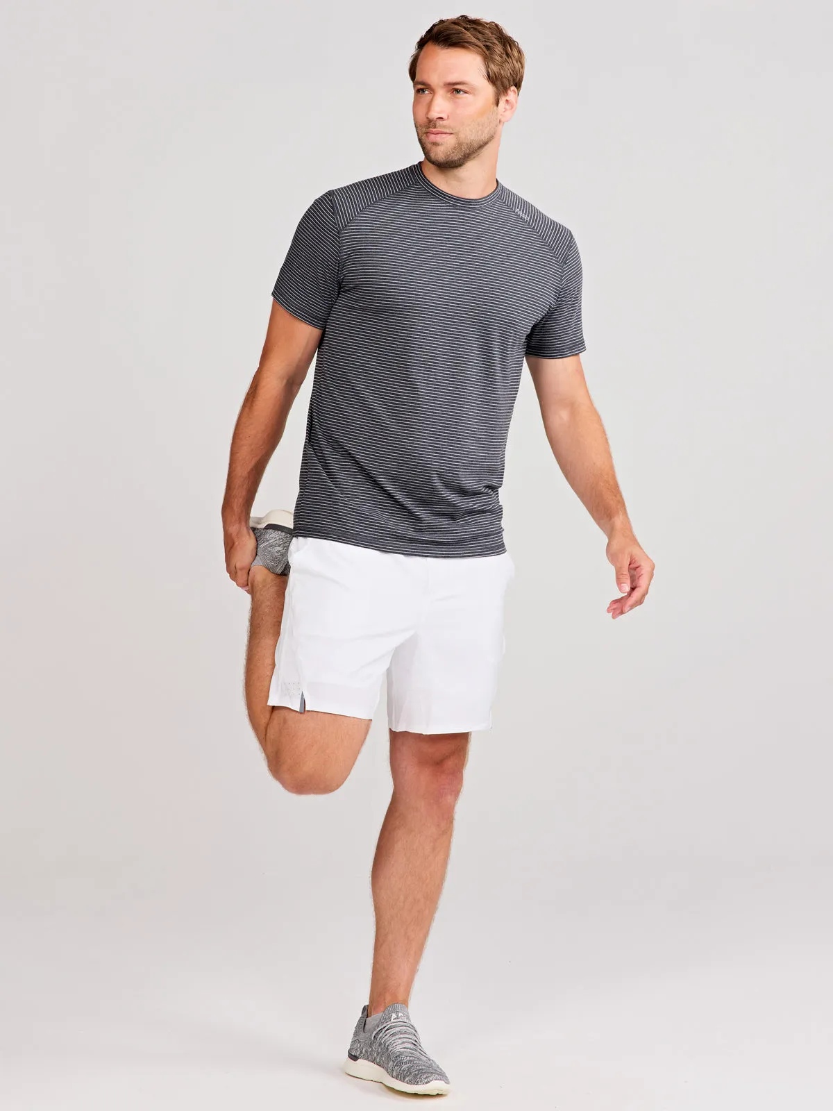 Carrollton Fitness T-Shirt - Mini Stripe