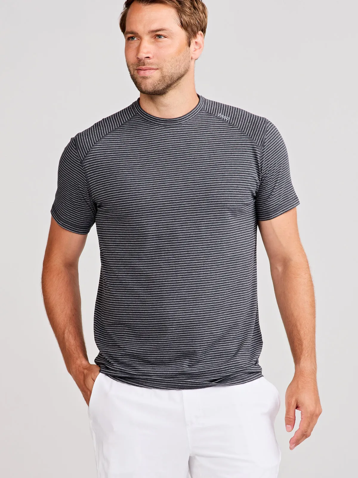 Carrollton Fitness T-Shirt - Mini Stripe