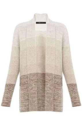 Cashmere Ginata Ombre Shawl Collar Cashmere Blend Cardigan