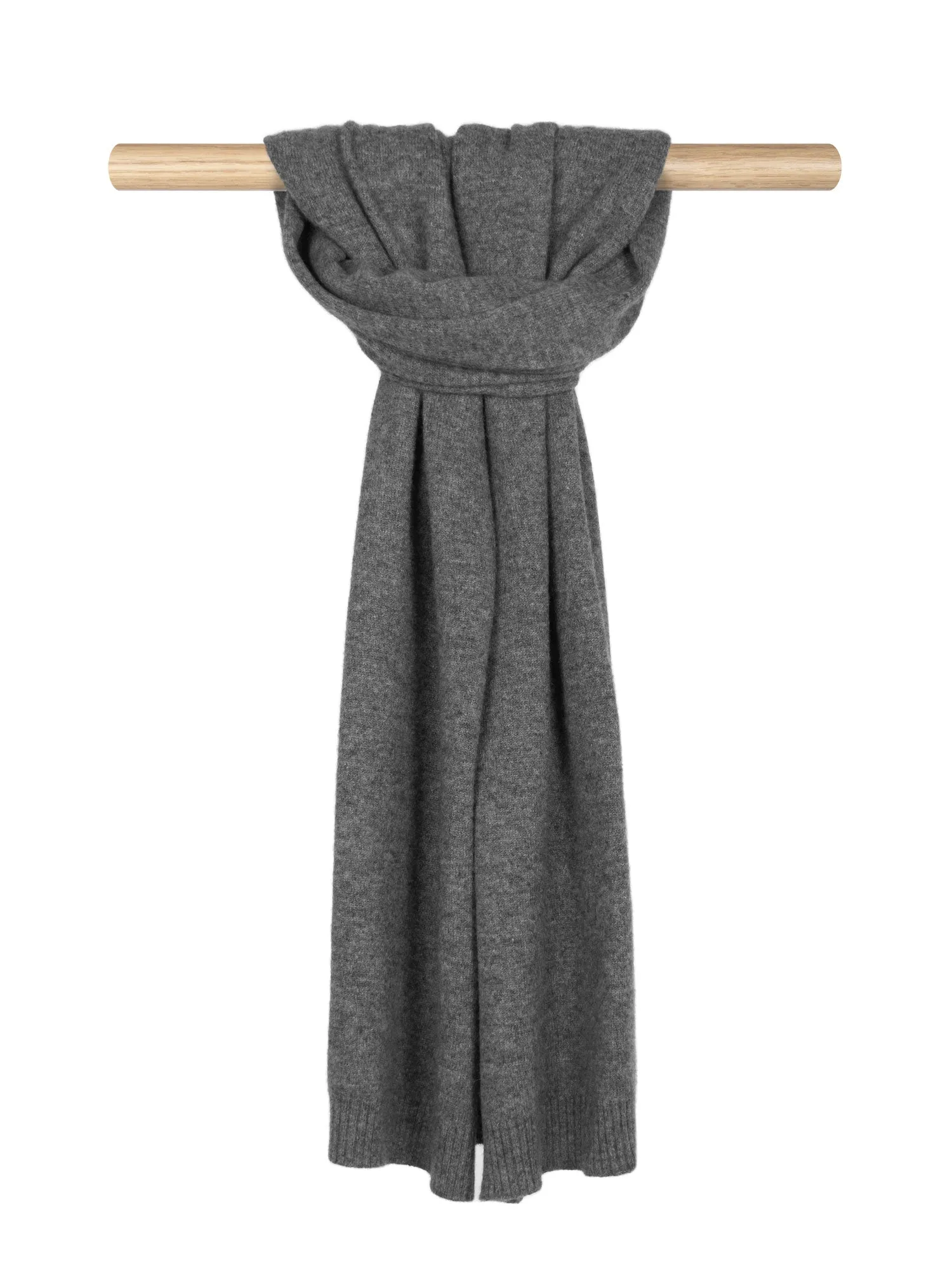 Cashmere scarf "Urban" - dark grey