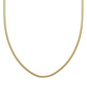 Chain Herringbone 40cm Gold