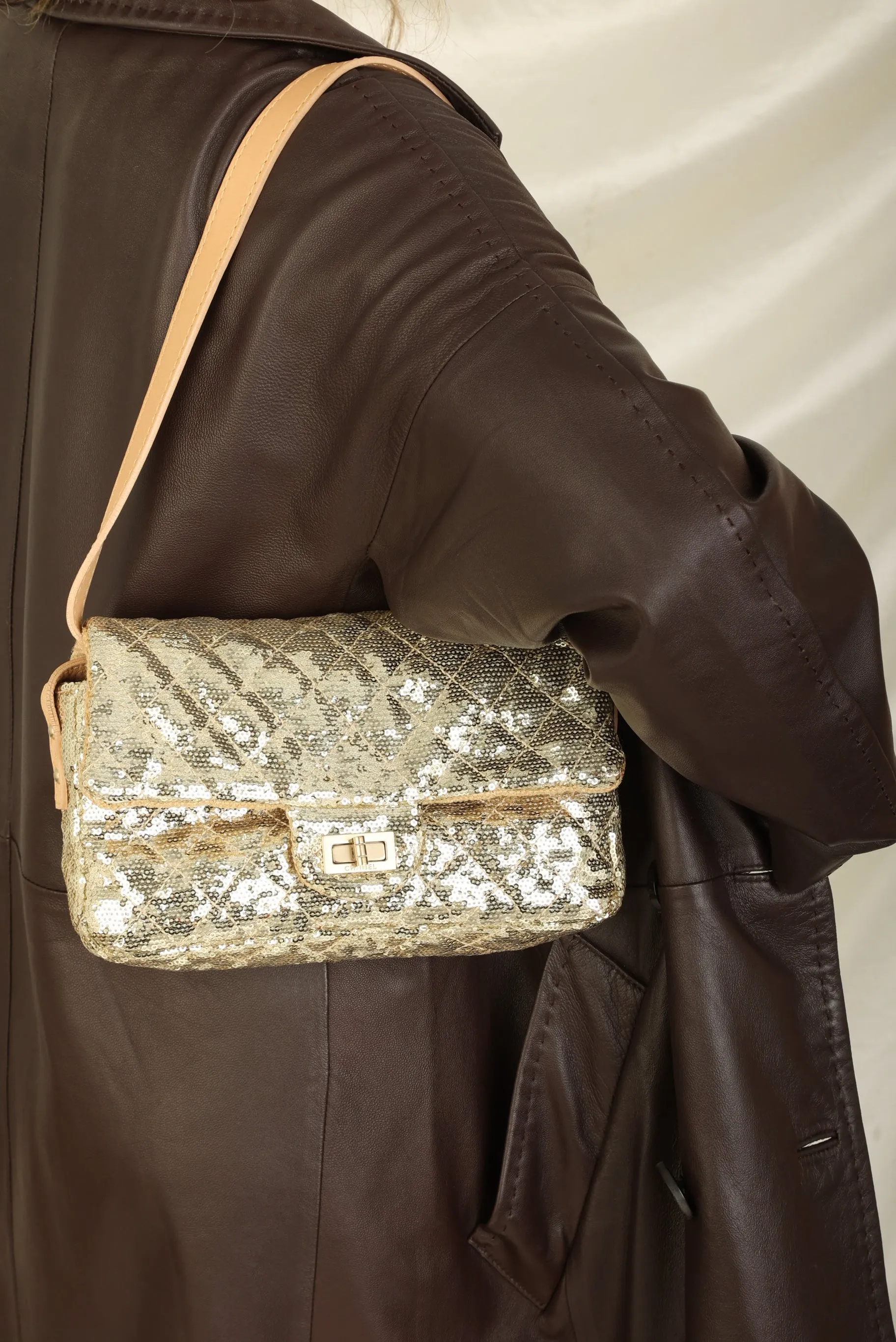 Chanel 2009 Sequin Re-Issue Flap Bag