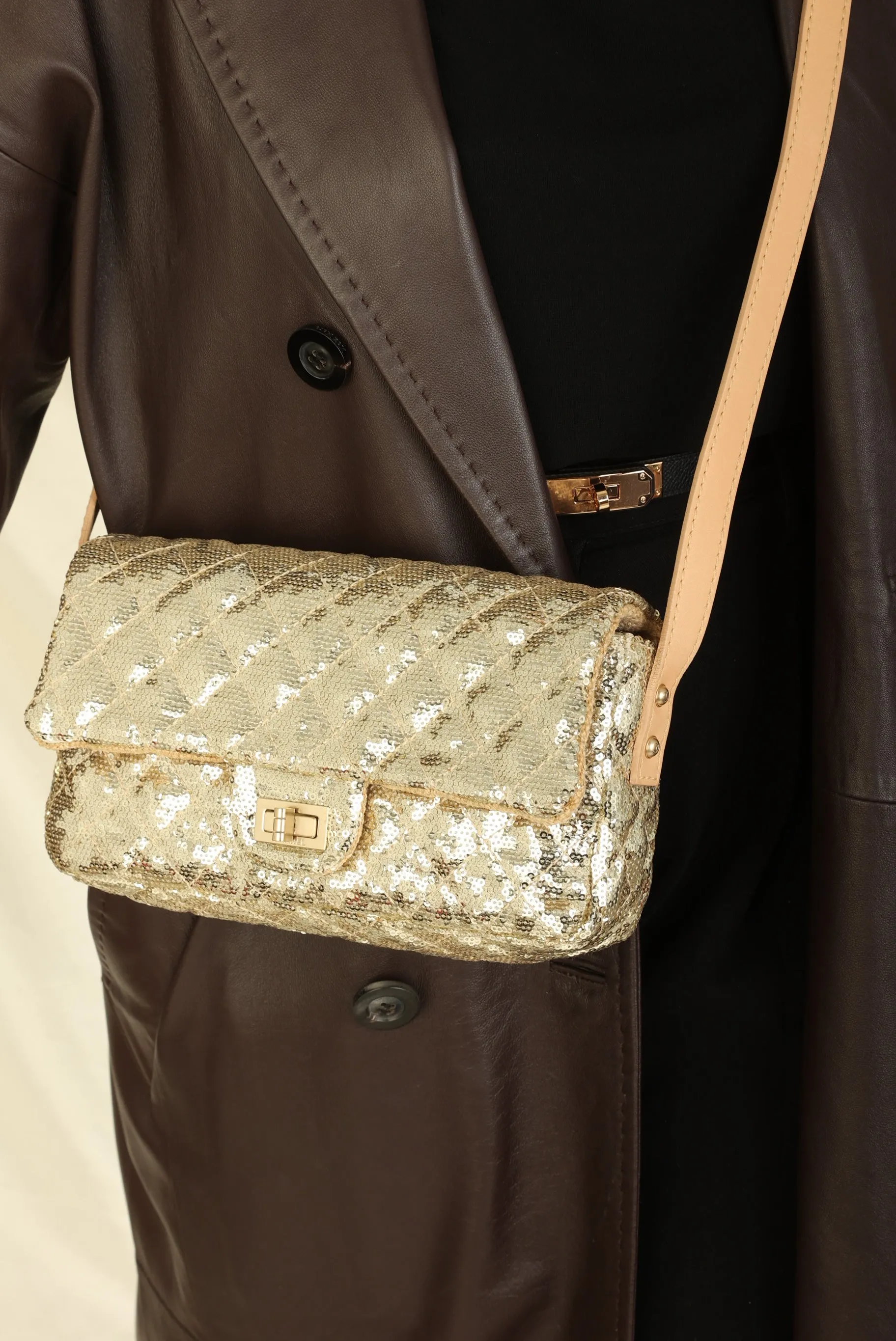 Chanel 2009 Sequin Re-Issue Flap Bag