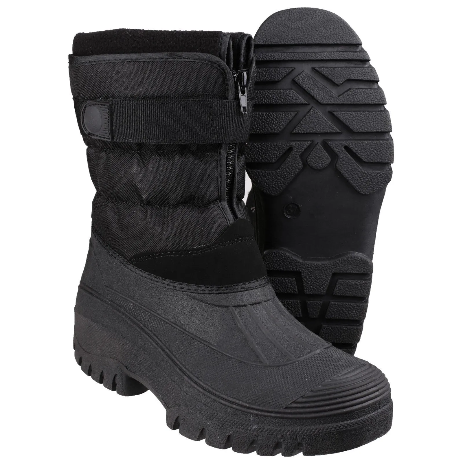 Chase Touch Fastening and Zip up Winter Boot