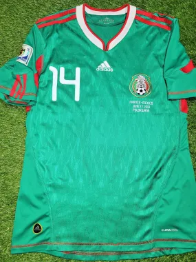 Chicharito Mexico 2010 WORLD CUP Home Soccer Jersey Shirt M SKU# P41410