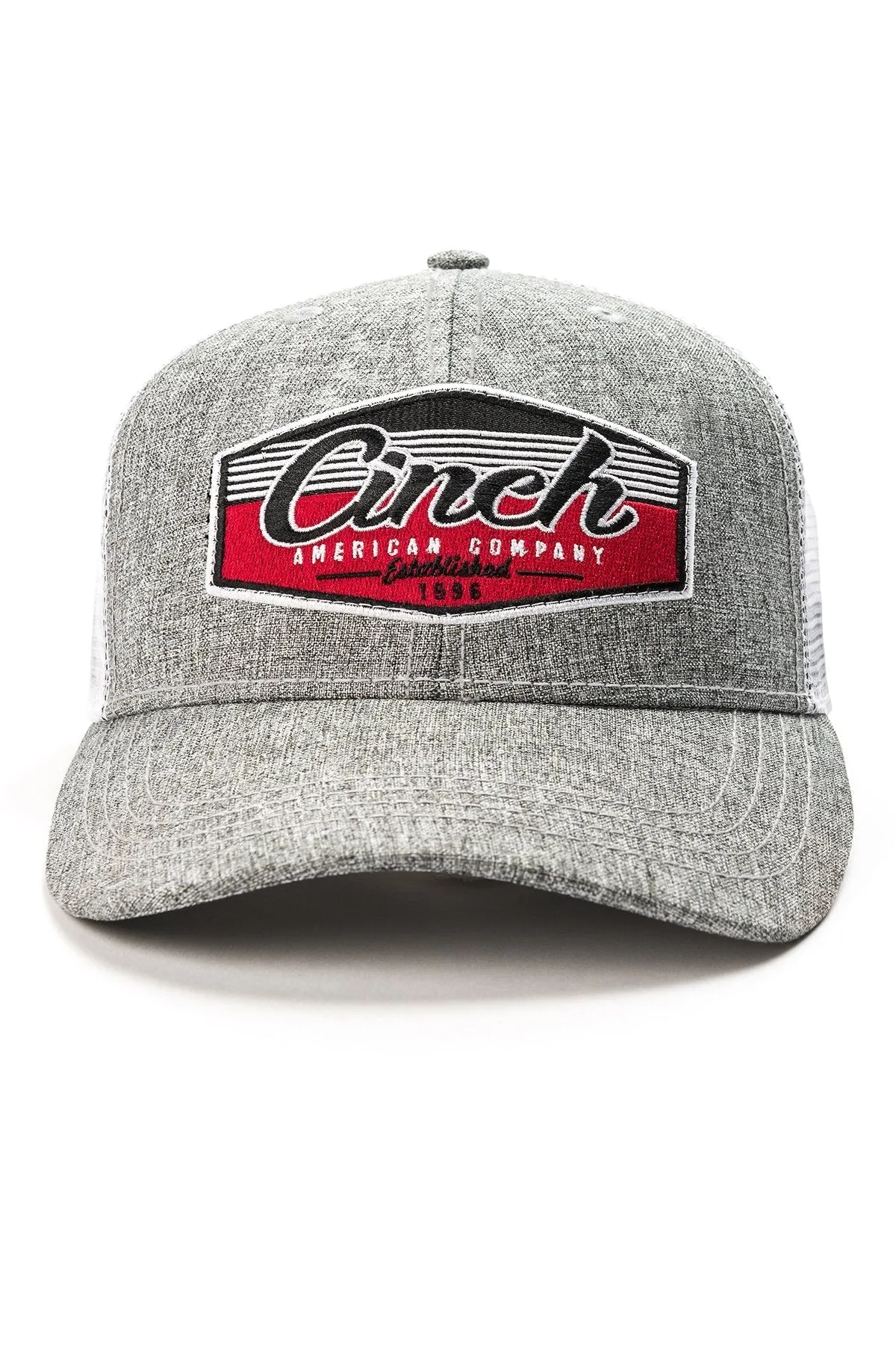 CINCH MEN'S GRAY LOGO TRUCKER CAP STYLE MCC0038020