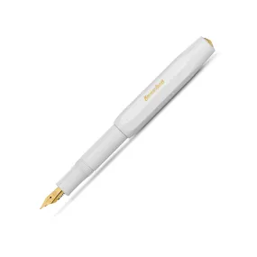 Classic Sport Fountain Pen Medium White