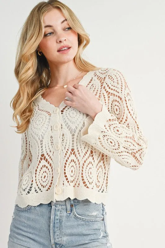 CLAUDIA CROCHET CARDIGAN