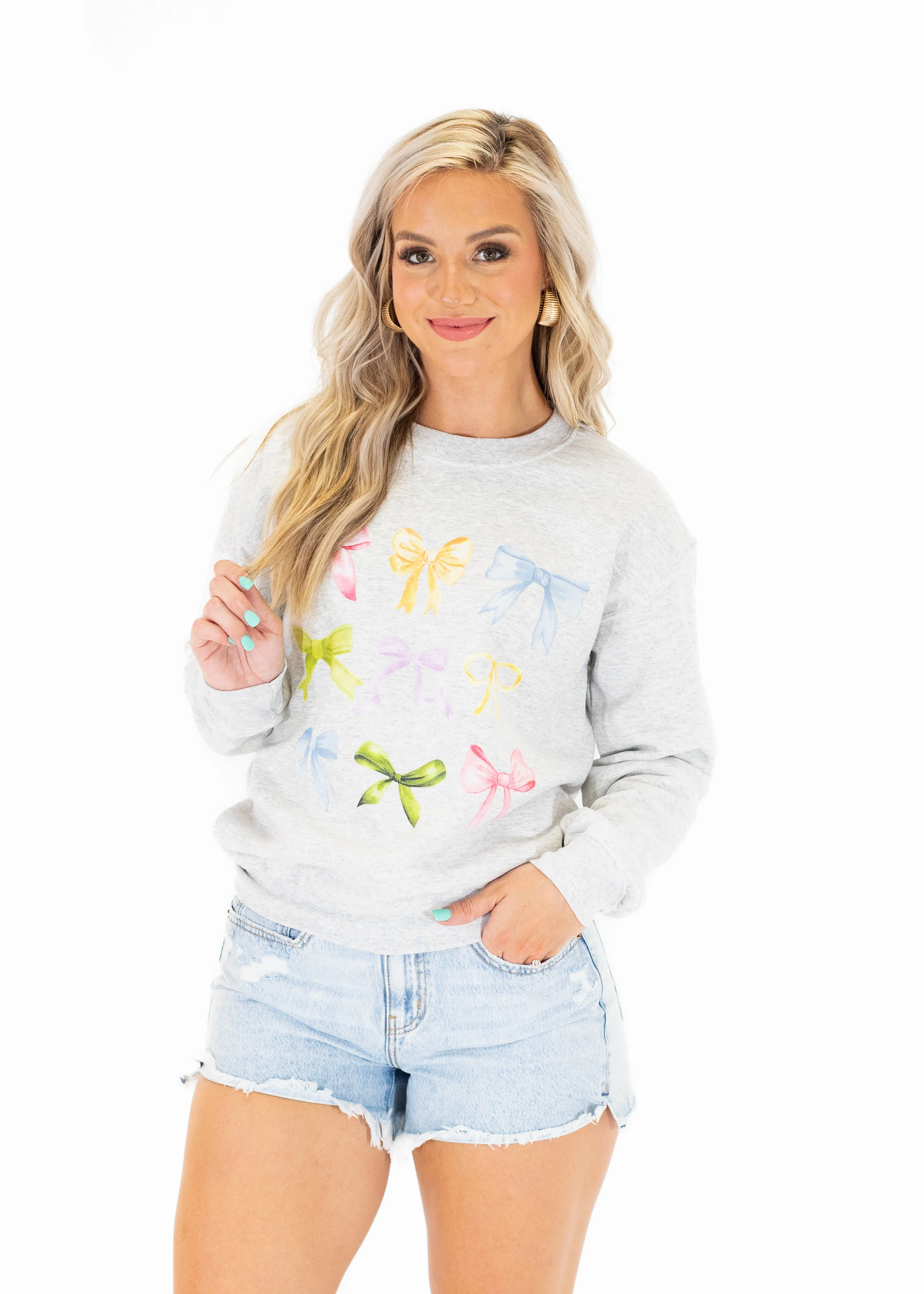 Colorful Bows Sweatshirt