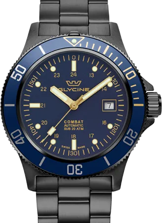 Combat SUB 42 Black PVD Blue Ref. GL0295