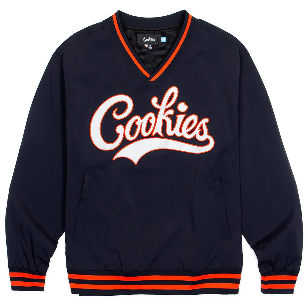 Cookies 'Bases Loaded' Pullover Nylon Jacket (Black)