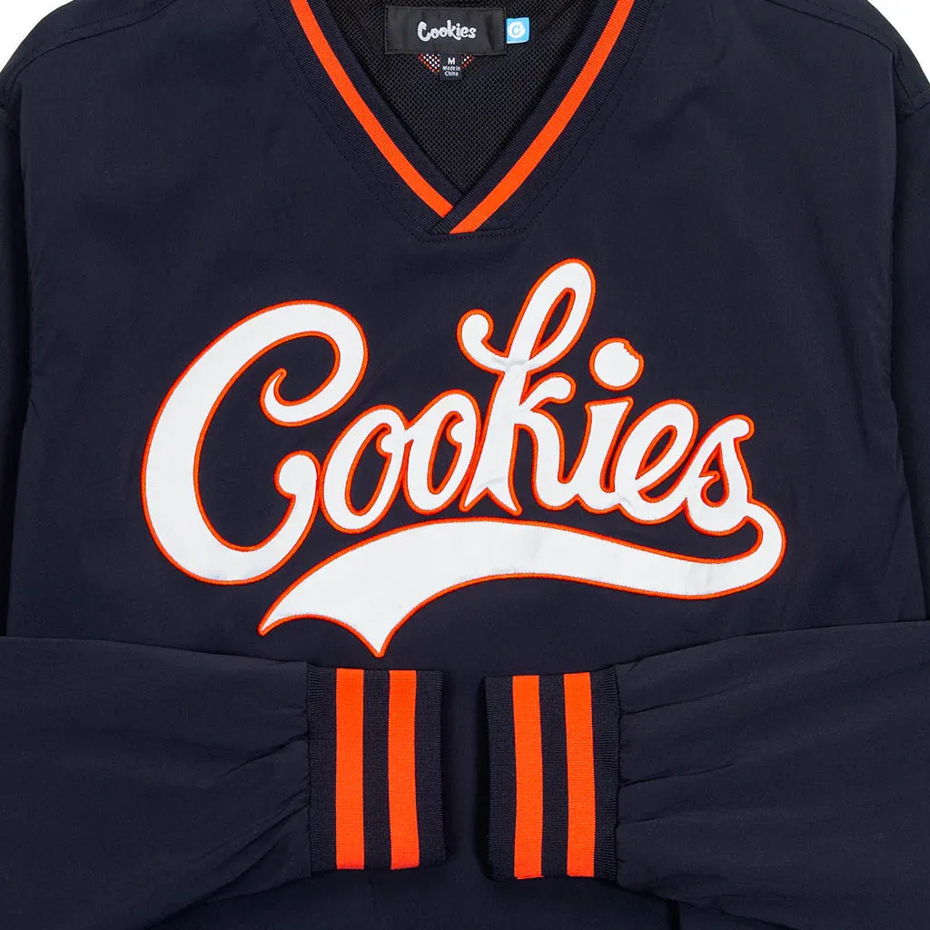 Cookies 'Bases Loaded' Pullover Nylon Jacket (Black)