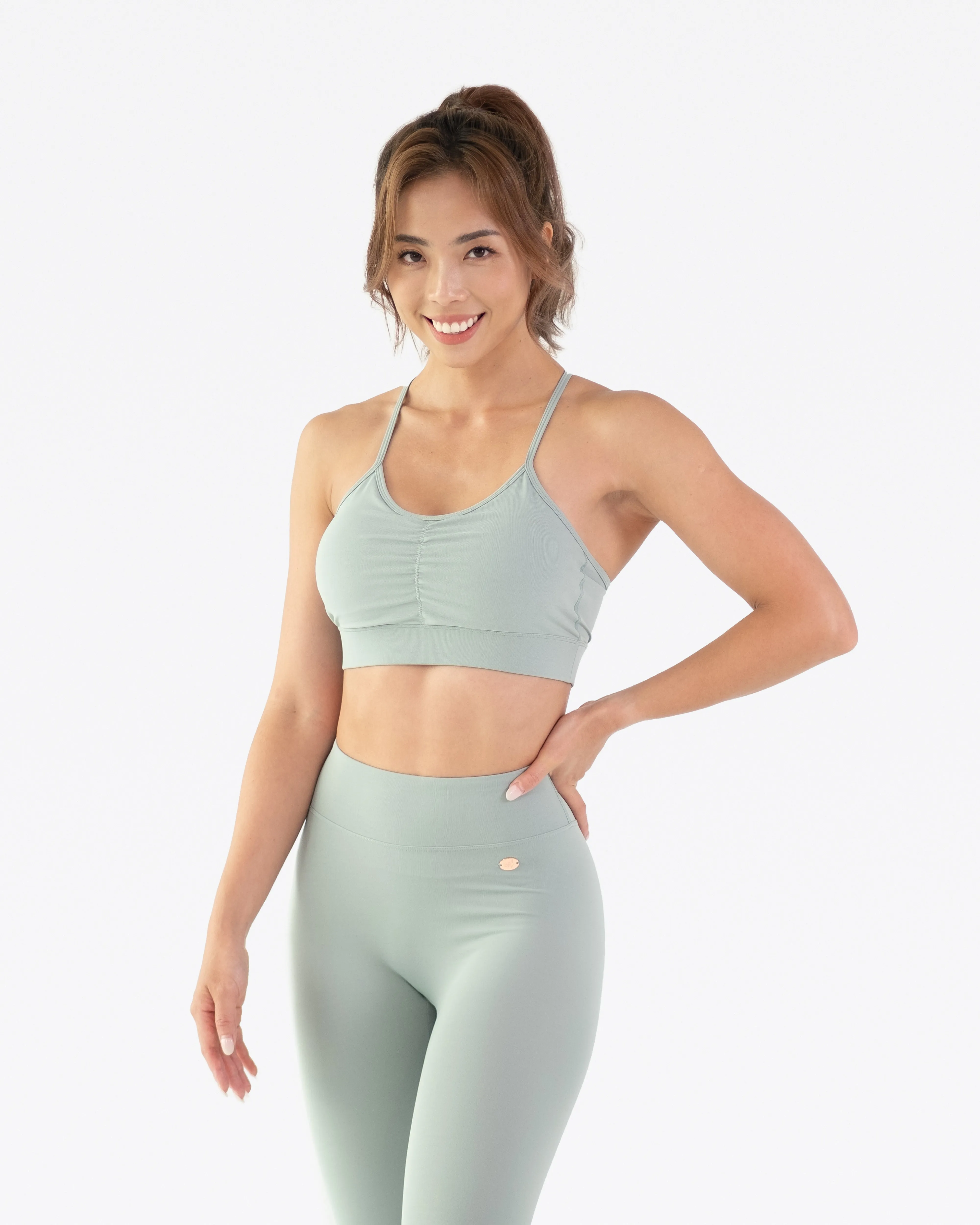 CSL Ruched Front Sports Bra