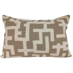 Cushion Motive Linen Sand