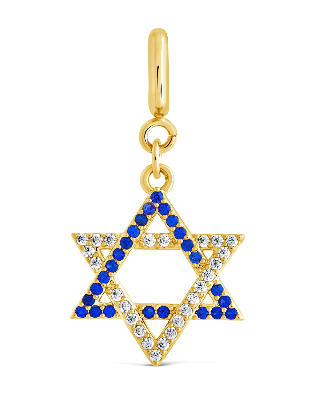 CZ Star of David Charm