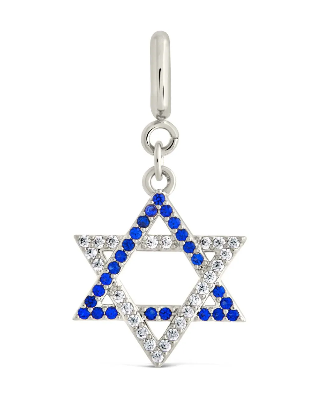 CZ Star of David Charm