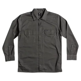 DC Shoes Wasdale Long Sleeve Workwear Shirt Dark Shadow