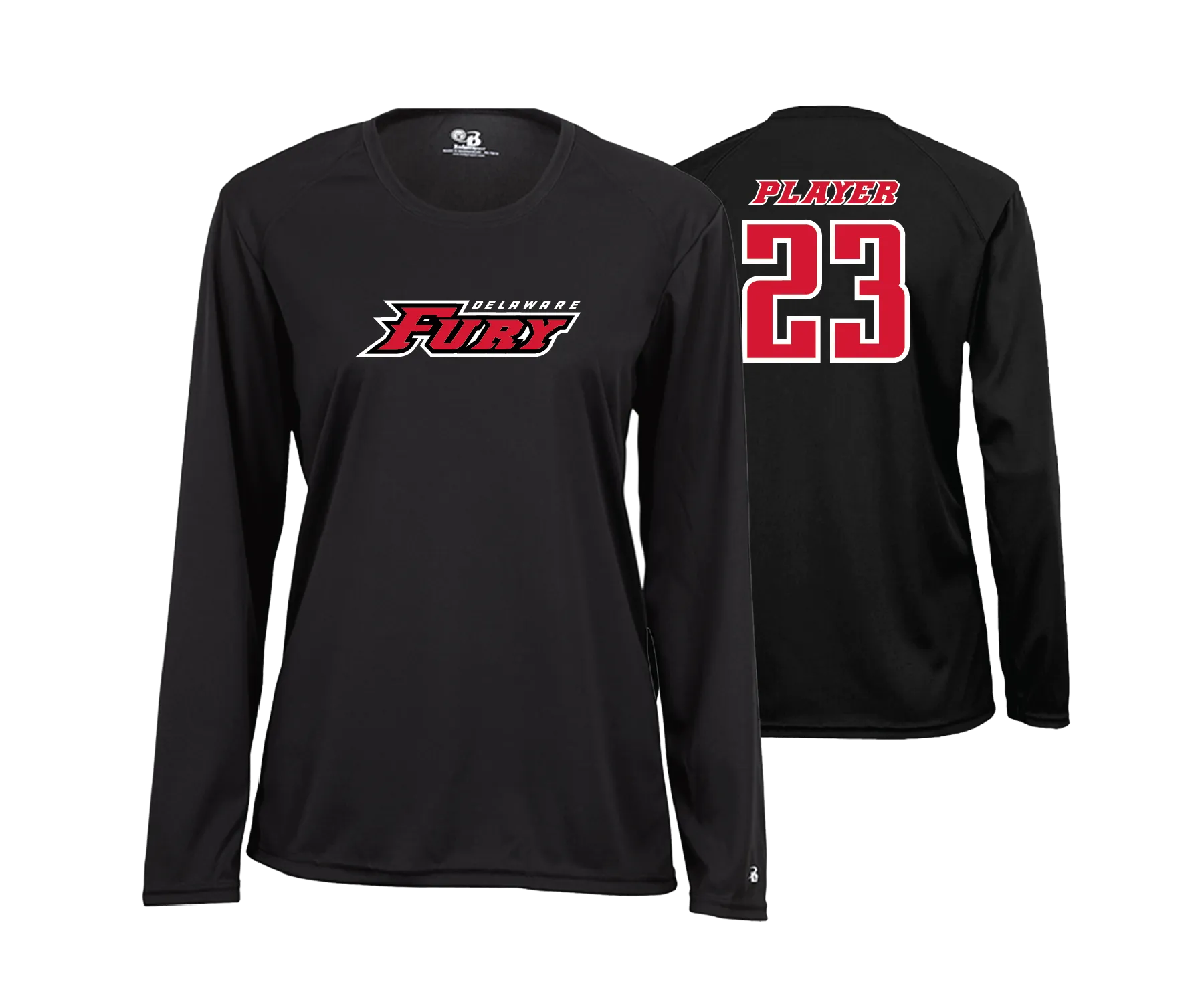 DE Fury LS Performance Tees