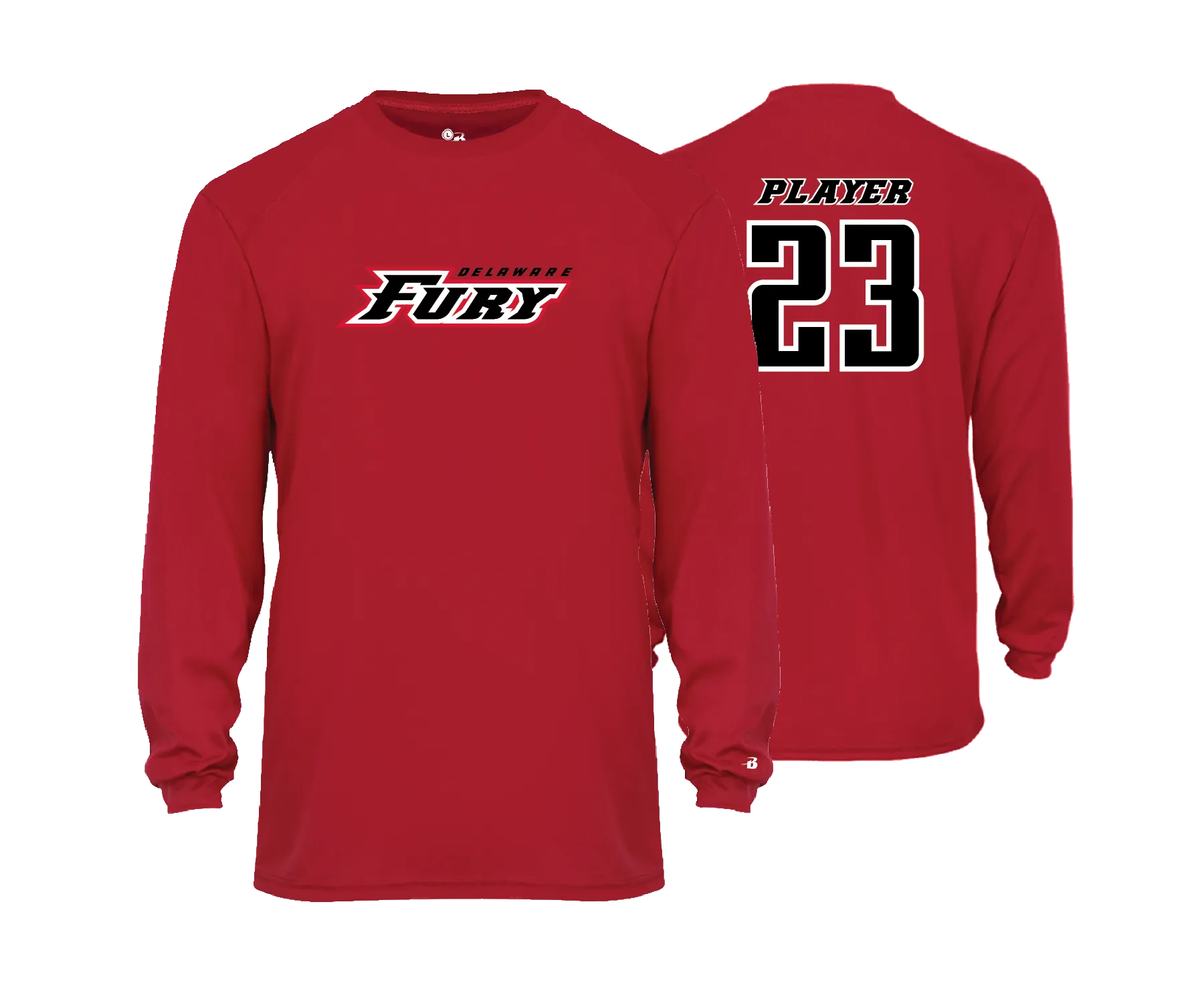 DE Fury LS Performance Tees