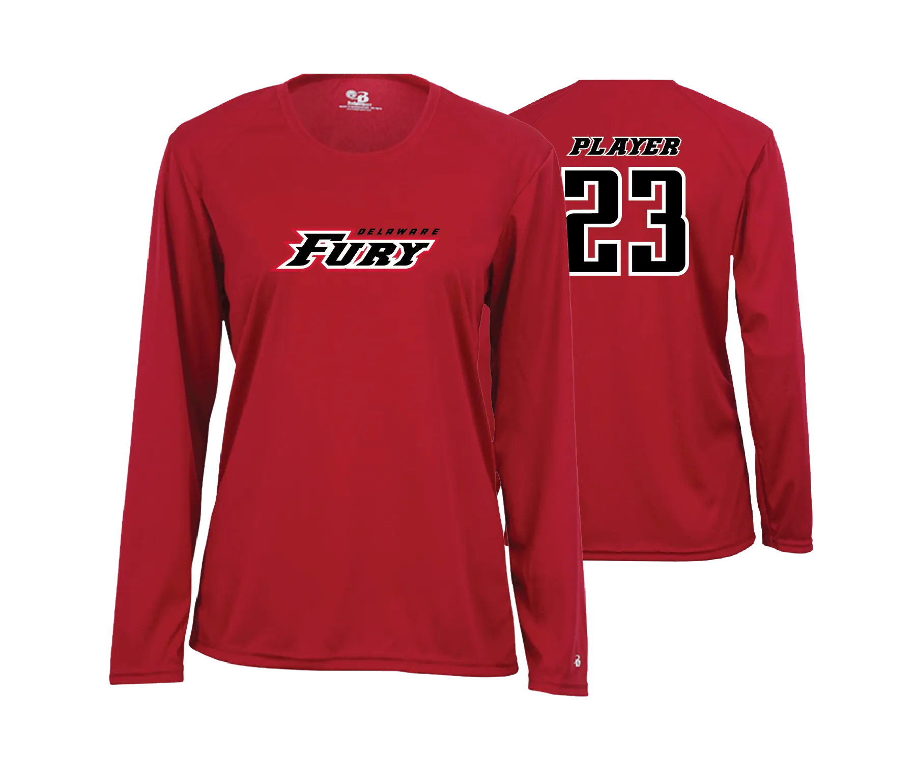 DE Fury LS Performance Tees