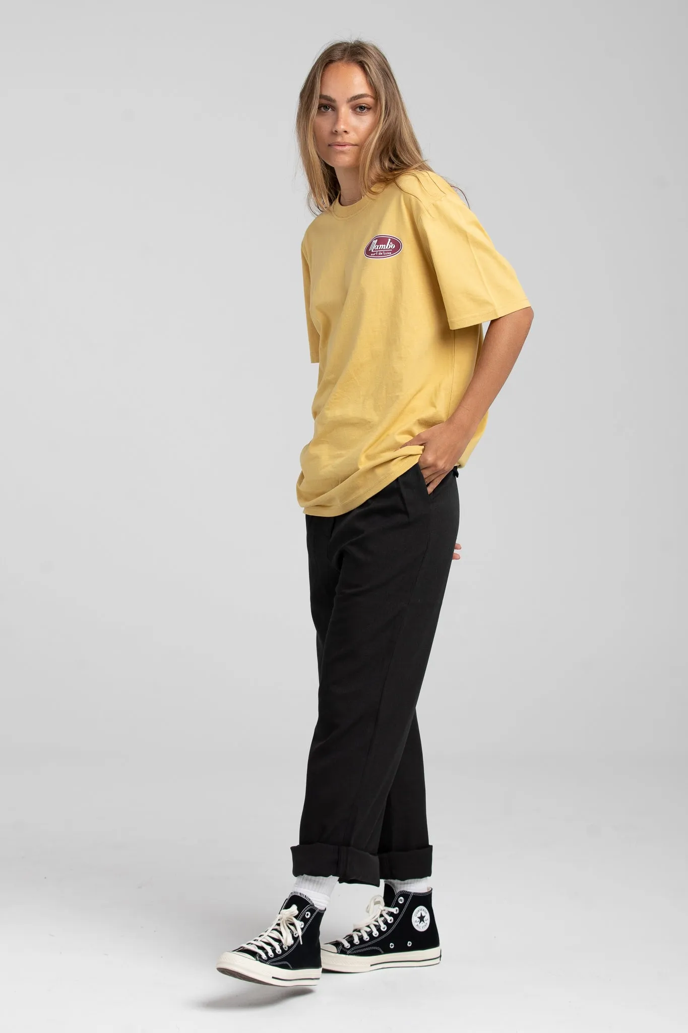 DE LUXE T-SHIRT - YELLOW