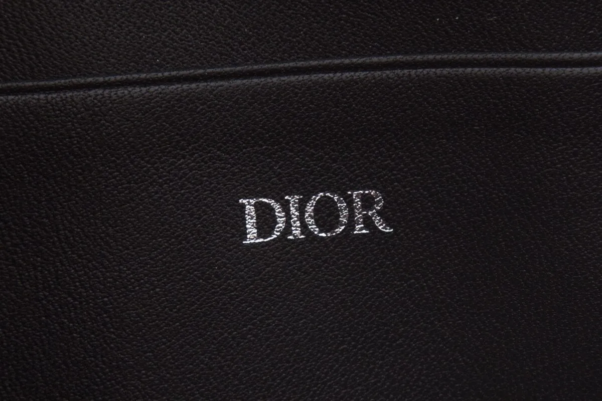 Dior Black Nylon Oblique Pouch Cross-Body