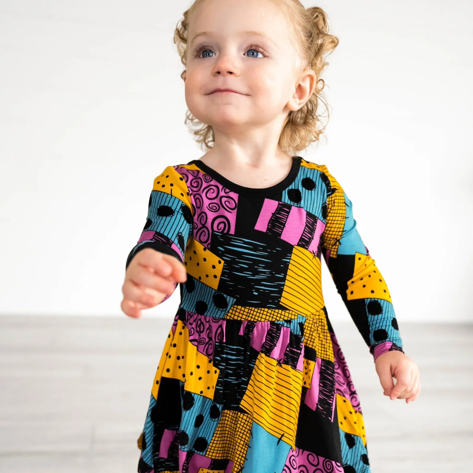 Disney Sally's Patchwork Twirl Dress with Bodysuit