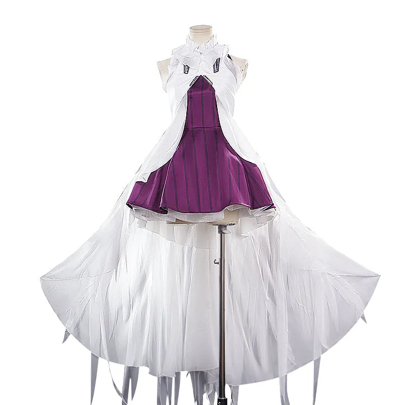 DokiDoki-R Anime Guilty Crown Cosplay Yuzuriha Inori Costume White