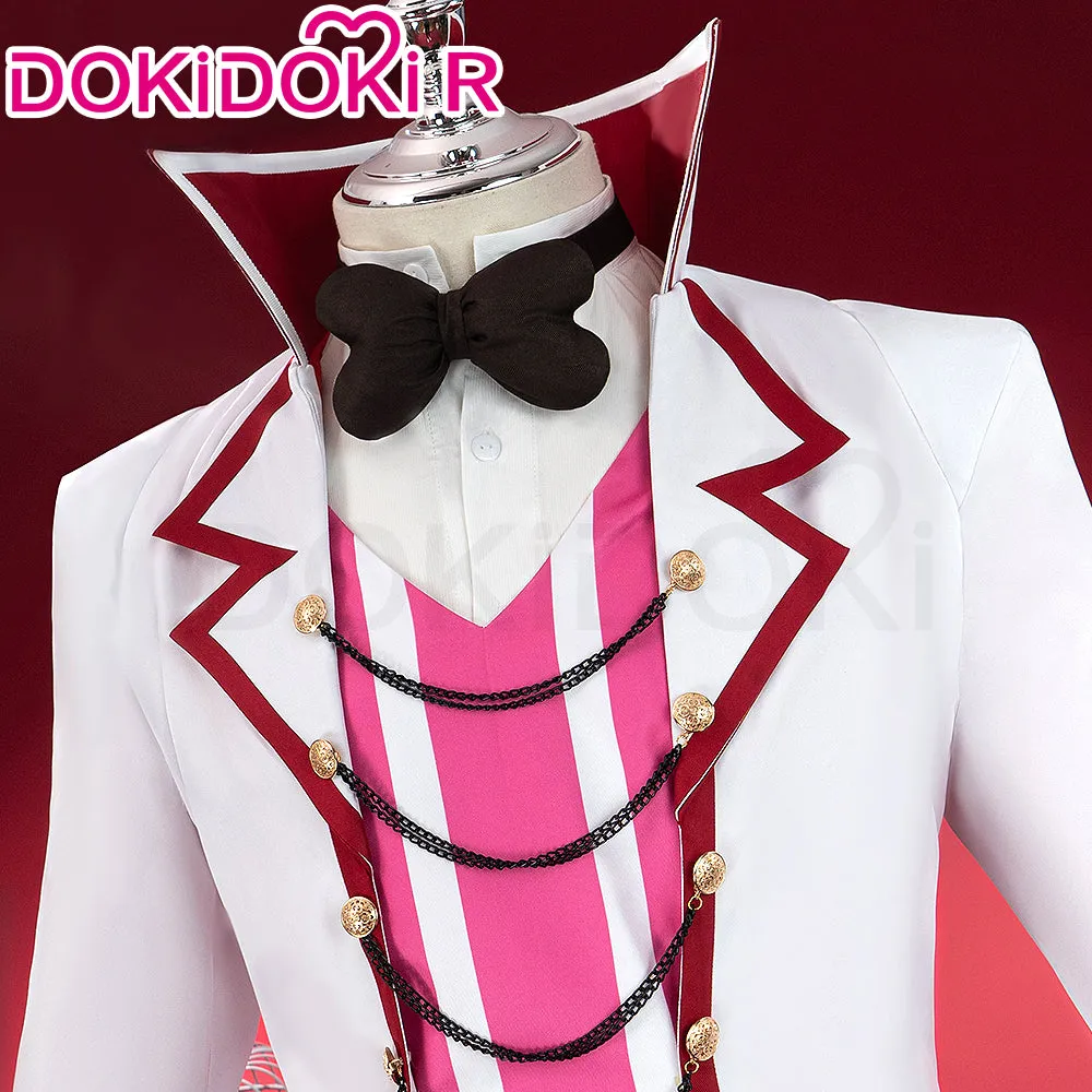 DokiDoki-R Anime Hell Hotel Cosplay Costume White Suit