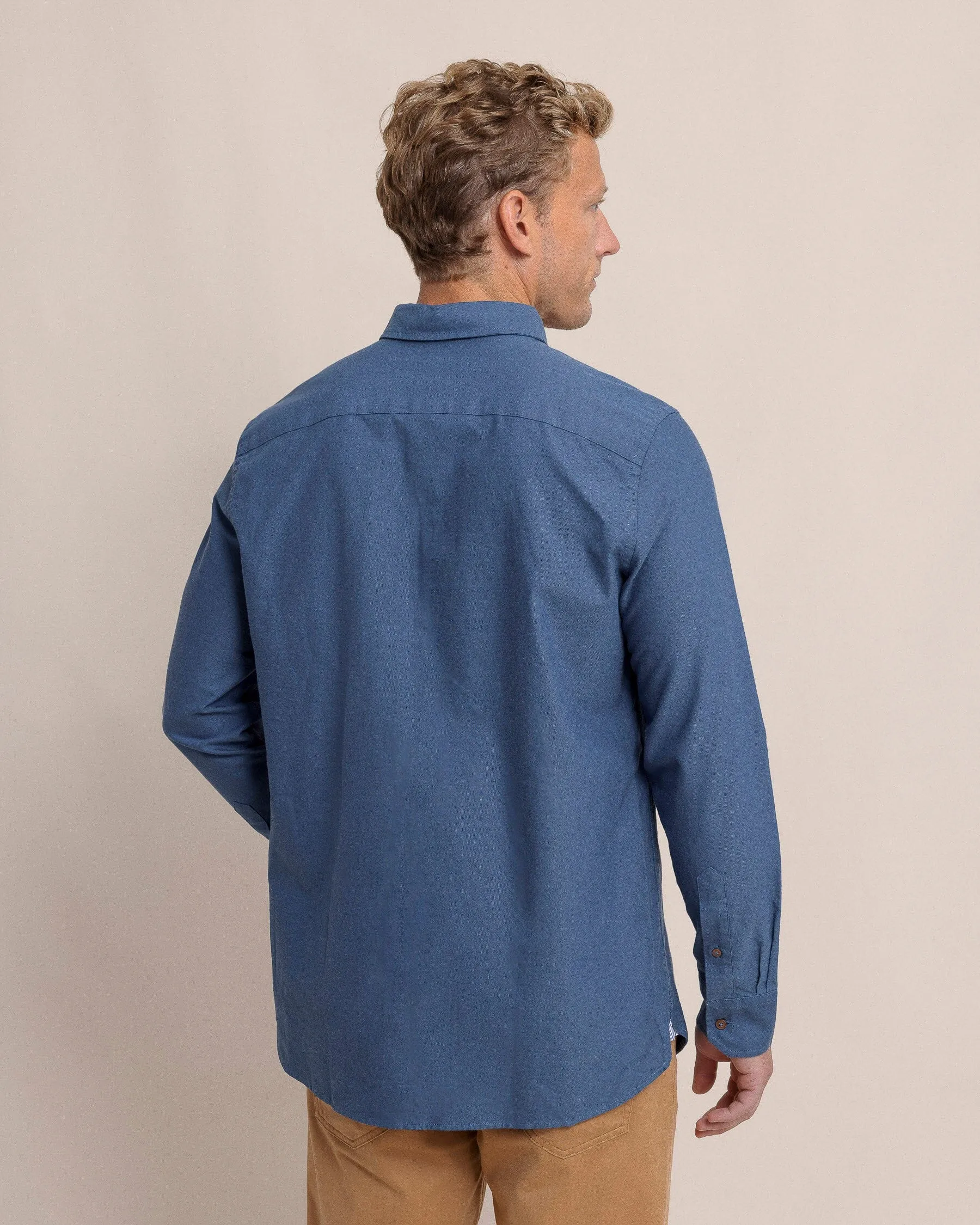 East Coast Oxford Long Sleeve Sport Shirt