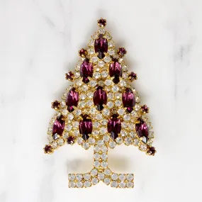 Eisenberg Ice Christmas Tree Brooch