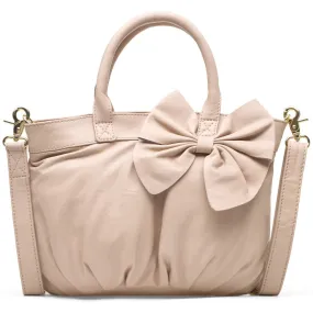 Elegant bag with bow detail / 16140 - Vanilla