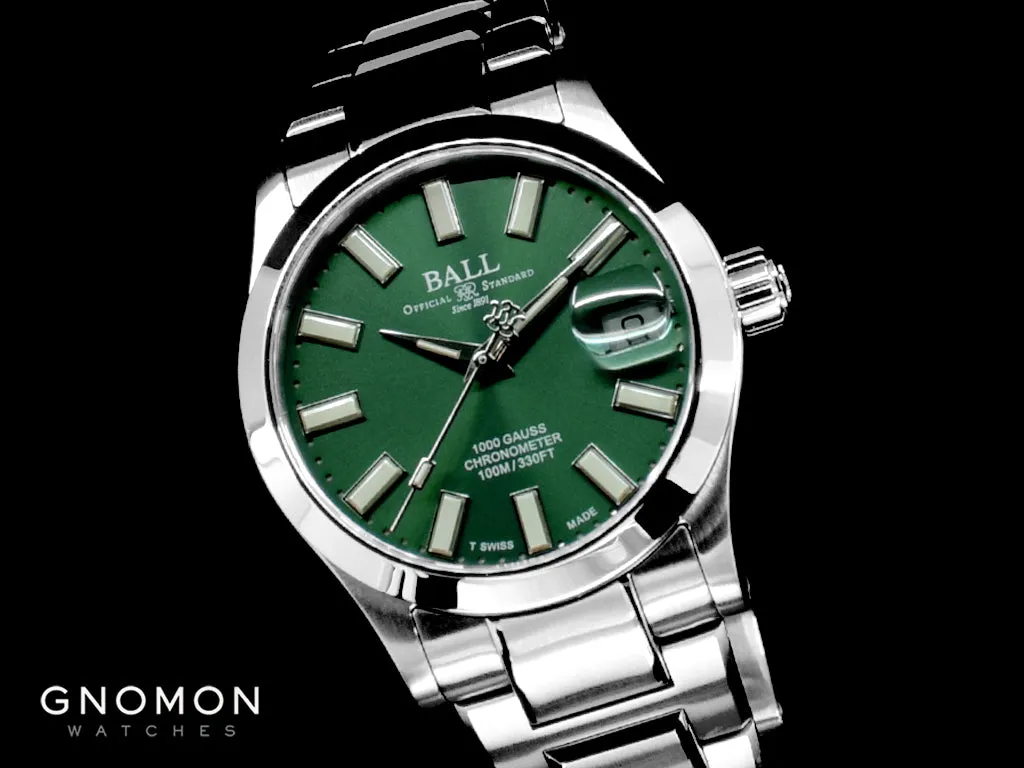 Engineer III Marvelight Chronometer 36mm Green - Ltd Ed 1000pcs Ref. NL9616C-S1C-GR - 904L Steel