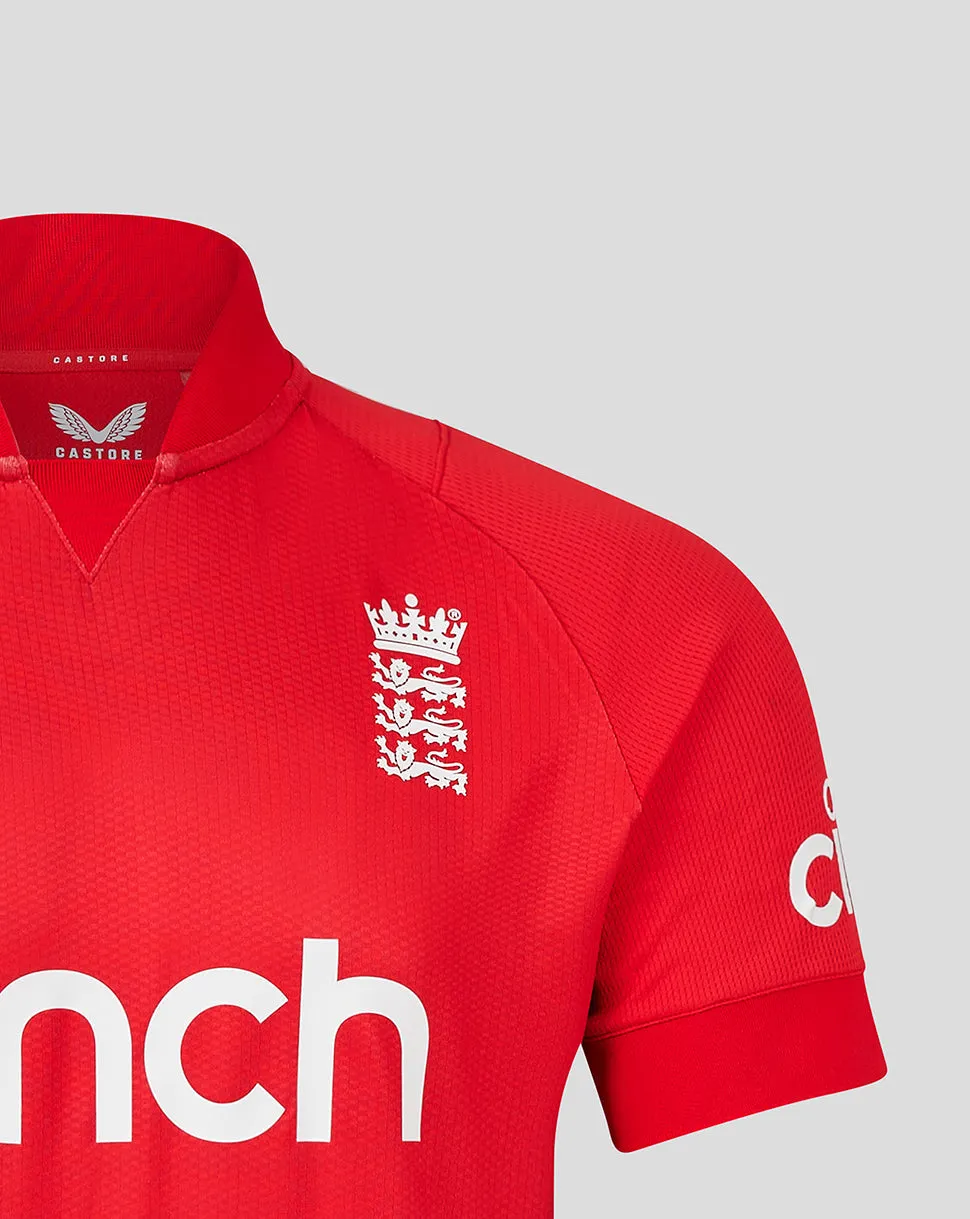 England Cricket Men's Pro IT20 Short Sleeve Shirt