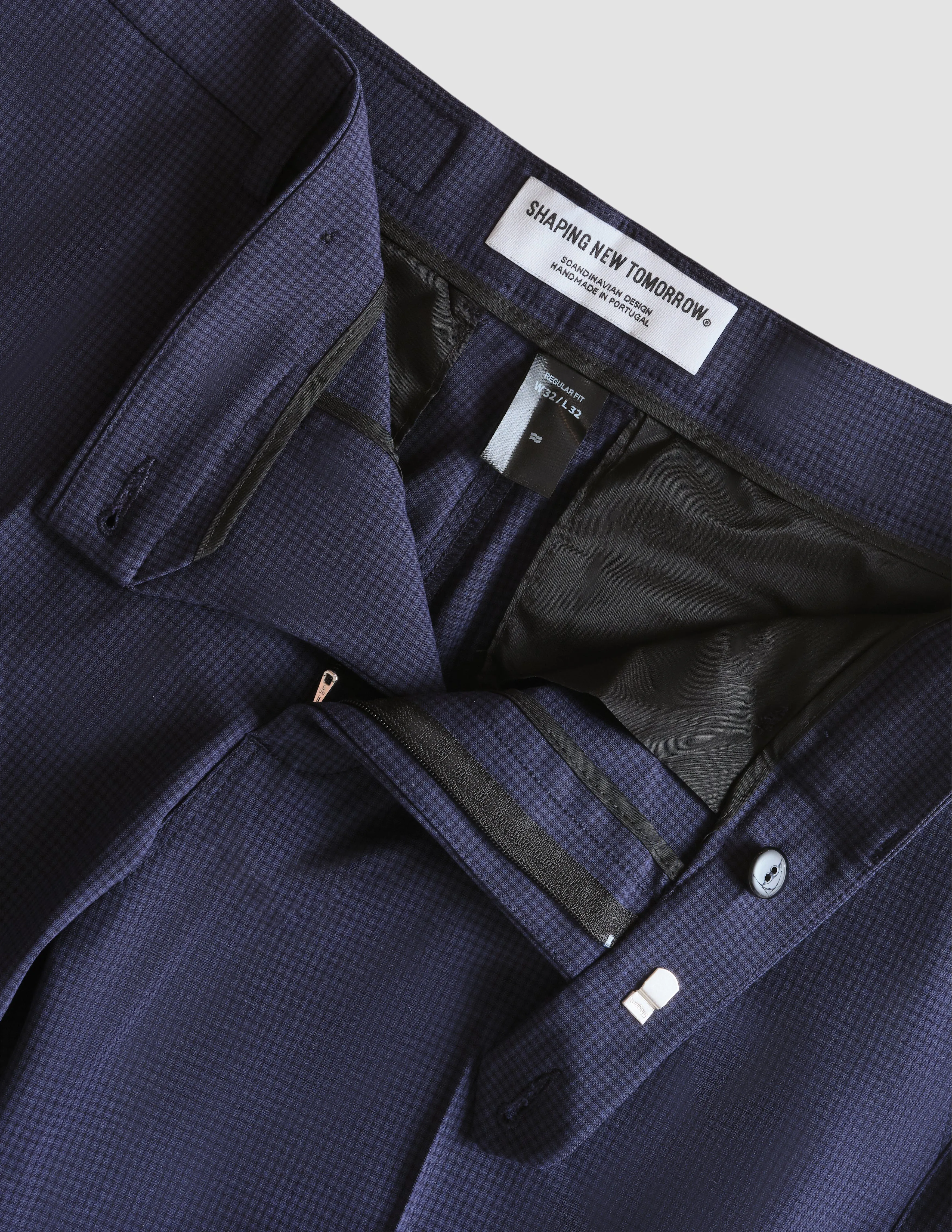 Essential Suit Pants Regular Bristol Blue