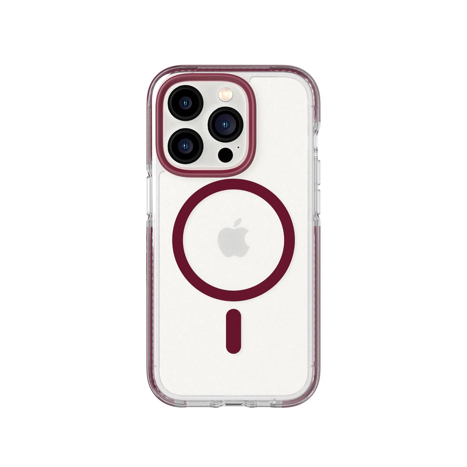 Evo Crystal - Apple iPhone 14 Pro Case MagSafe® Compatible - Burgundy