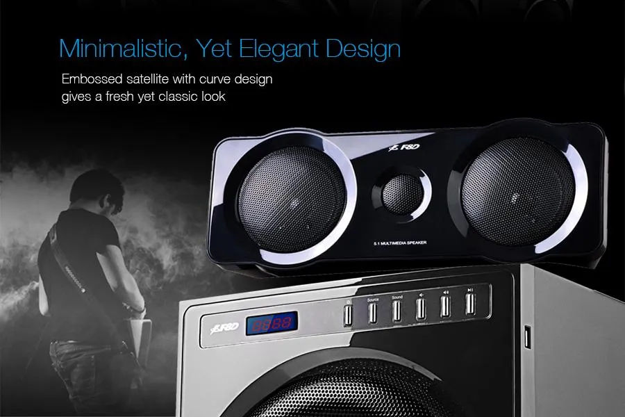 F&D 5.1 Bluetooth Speakers F6000X