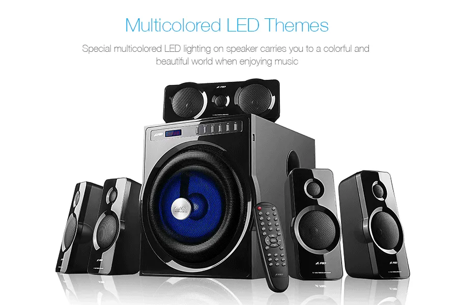 F&D 5.1 Bluetooth Speakers F6000X