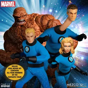 Fantastic Four Mezco One:12 Collective Deluxe Steel Boxed Set