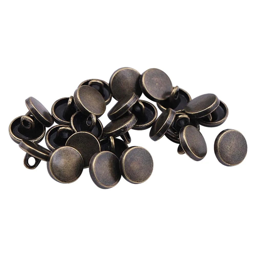 Flat Surface Classic Finish 10mm Shirt/Kurta Shank Metal Buttons